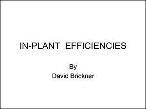 Inplant Efficiency